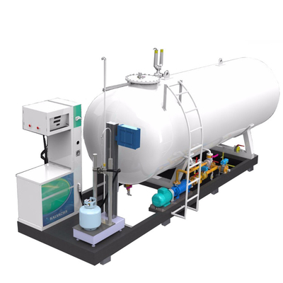 stazione di servizio del gas di 1000L GPL 40cbm, stazioni di servizio automatiche di 2.5Mpa GPL