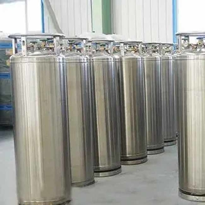 Acciaio inossidabile del carro armato di Dewar dell'argon da 195 litri, 160 litri dell'azoto liquido di pressione del carro armato