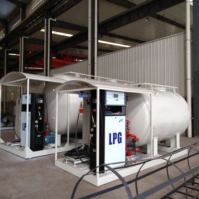 Stazione di servizio del gas da 2,5 tonnellate GPL 5000 litri di tester cubico di 5-200