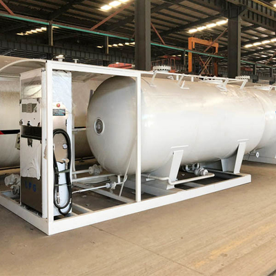 Q345R 10 tonnellate di LP del gas di stazioni della ricarica, stazione di servizio automatica del gas 1.77Mpa
