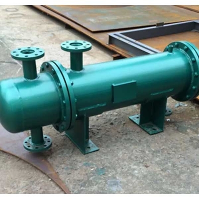 Doppio condensatore tubolare a spirale dello scambiatore di calore dello strato di metropolitana 4.0m3/H 8.0m3/H