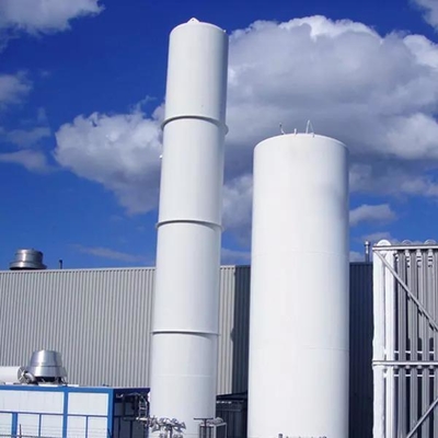 Serbatoio di stoccaggio criogenico verticale da 1000L 3000L 5000L per ossigeno liquido e azoto