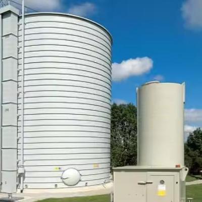 Serbatoio verticale criogenico per stoccaggio di ossigeno liquido da 10 m3, 1.6 MPa, acciaio inossidabile 304