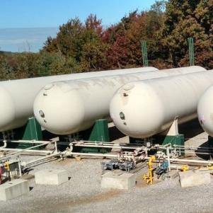 Serbatoio verticale criogenico per stoccaggio di ossigeno liquido da 10 m3, 1.6 MPa, acciaio inossidabile 304