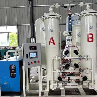 Generatore di ossigeno PSA con durata di vita di 8-10 anni, alimentazione 220V/50Hz e temperatura di funzionamento da 5 a 45°C per uso industriale