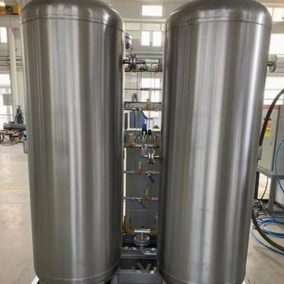 Generatore di azoto PSA ad alta capacità con intervallo di pressione 0,1-0,8 MPa e portata 3-2000 Nm3/h per uso industriale