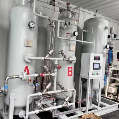 Generatore di azoto PSA 5Nm3/ora 99,99% per confezionamento alimentare e uso in laboratorio