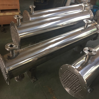 condensatore ed evaporatore del acciaio al carbonio dello scambiatore di calore dello strato di doppia metropolitana 0.1-10m/S