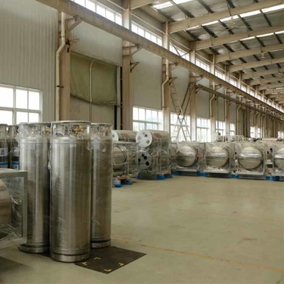 Acciaio inossidabile del carro armato di Dewar dell'argon da 195 litri, 160 litri dell'azoto liquido di pressione del carro armato