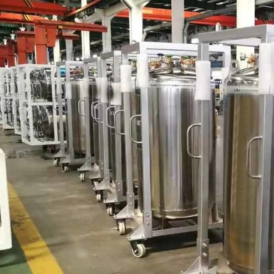 Carro armato ad alta pressione dell'azoto liquido della bombola a gas 195L 2.3MPA di LN2 Dewar