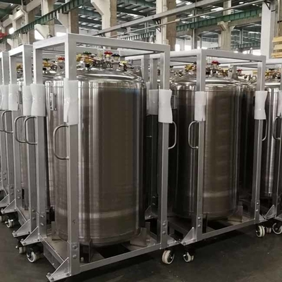 Carro armato ad alta pressione dell'azoto liquido della bombola a gas 195L 2.3MPA di LN2 Dewar