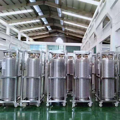 stoccaggio dell'azoto della bottiglia di Dewar dell'argon del carro armato 495L di 195L 2.3MPa LN2 Dewar