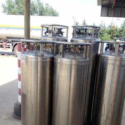 carro armato dell'azoto di liquido di pressione bassa 200L 300 litri che costruiscono valvola trasportabile