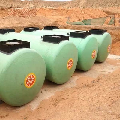 cisterne in serie d'acciaio di 3000L Q235, serbatoi dell'olio in serie del doppio strato 42000l