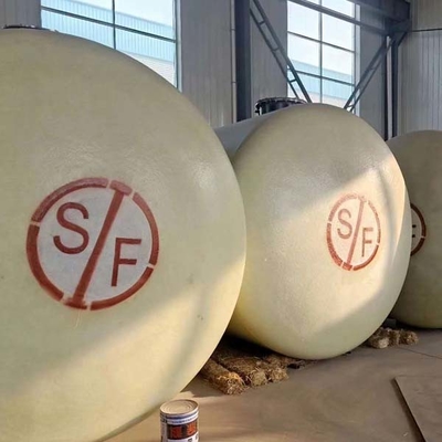 anti corrosione dell'olio 5000-200000l del tester cubico residenziale sotterraneo dei serbatoi 65