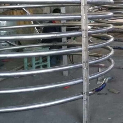 Titanio puro di galleggiamento 2.1MPA dello scambiatore di calore della metropolitana della bobina 200mm