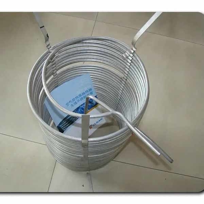 1,5 Ton Coil Tube Heat Exchanger 32mm, acciaio inossidabile Shell And Coil Evaporator