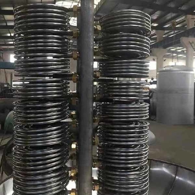 Scambiatore di calore alettato d'acciaio di rame della bobina 200v 1.6MPa